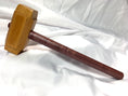 Load image into Gallery viewer, Thors Hammer Woodworking Mallet Osage Orange Head with Purpleheart Handle Kings Fine Woodworking

