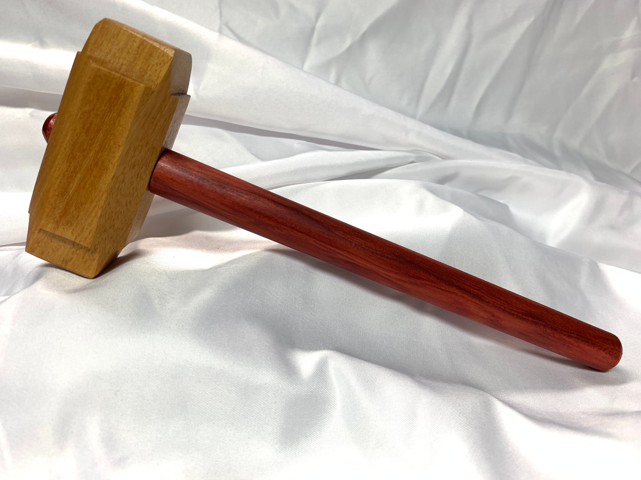 Thors Hammer Woodworking Mallet Osage Orange Head with Redheart Handle Kings Fine Woodworking