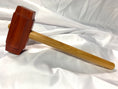 Load image into Gallery viewer, Thors Hammer Woodworking Mallet Padauk Head with Osage Orange Handle Kings Fine Woodworking
