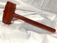 Load image into Gallery viewer, Thors Hammer Woodworking Mallet Padauk Head with Redheart Handle Kings Fine Woodworking

