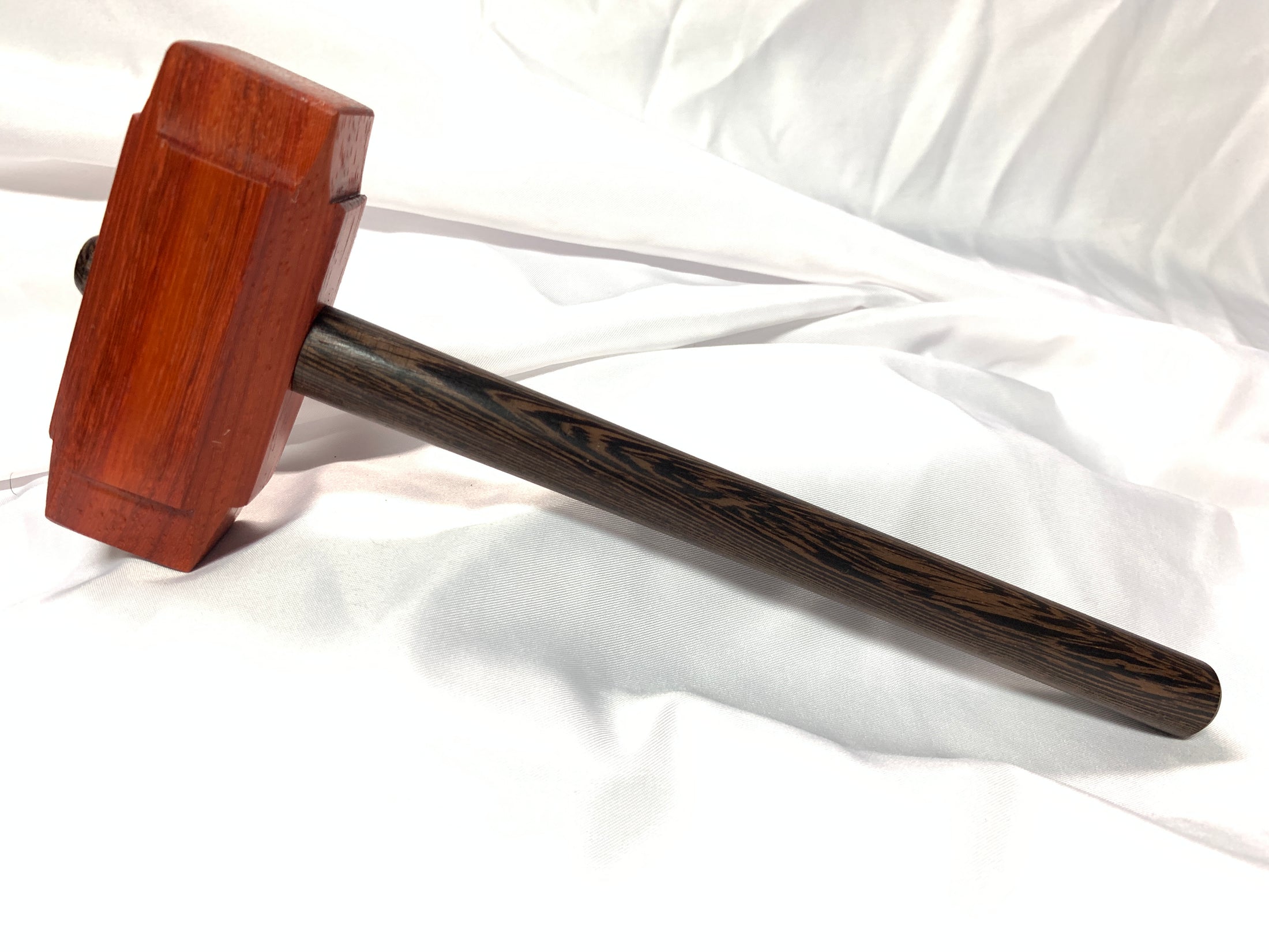 Thors Hammer Woodworking Mallet Padauk Head with Wenge Handle Kings Fine Woodworking