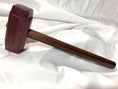 Load image into Gallery viewer, Thors Hammer Woodworking Mallet Purpleheart Head with East Indian Rosewood Handle Kings Fine Woodworking
