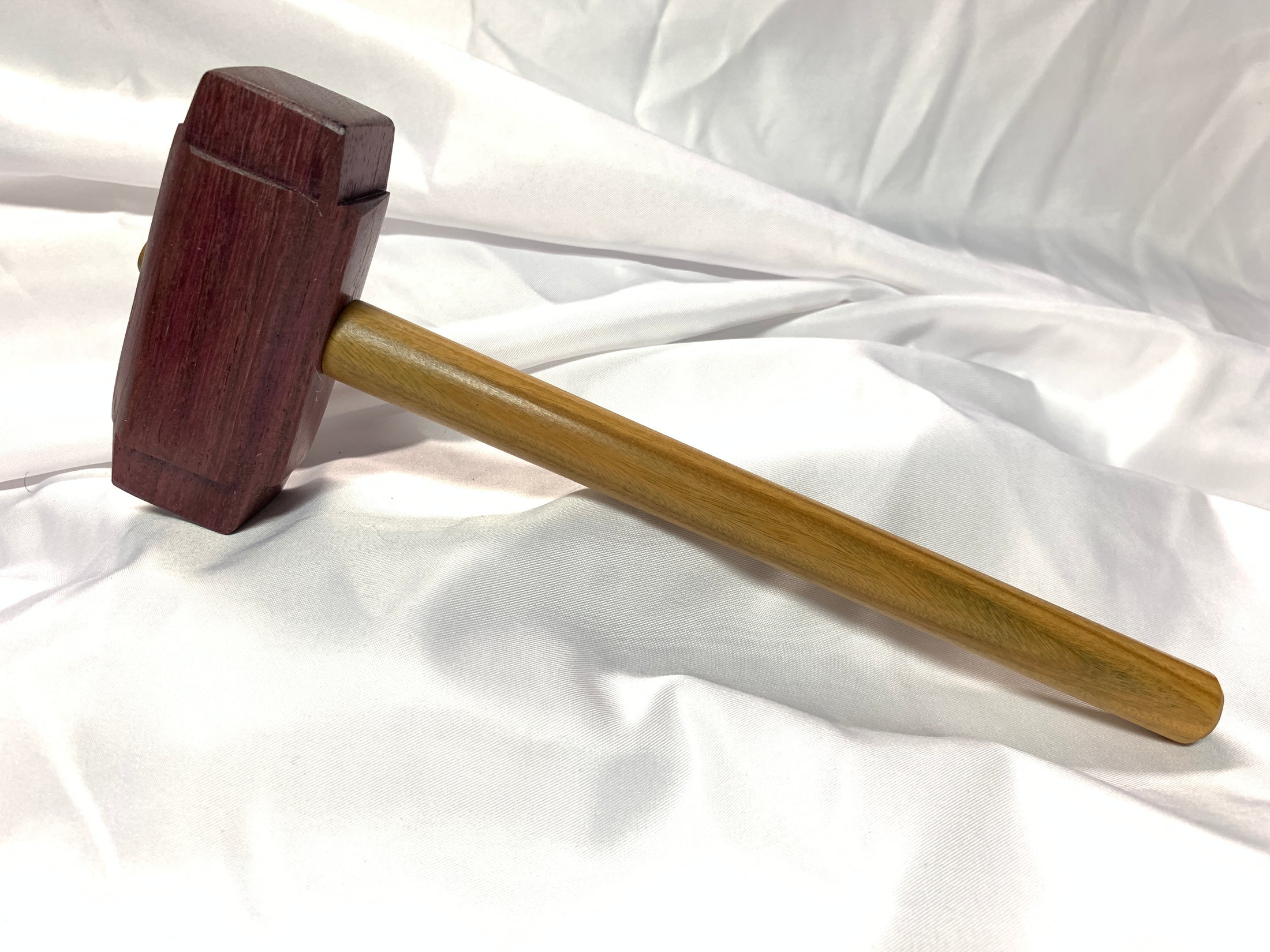Thors Hammer Woodworking Mallet Purpleheart Head with Lignum Vitae Handle Kings Fine Woodworking