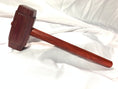 Load image into Gallery viewer, Thors Hammer Woodworking Mallet Purpleheart Head with Redheart Handle Kings Fine Woodworking
