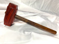Load image into Gallery viewer, Thors Hammer Woodworking Mallet Redheart Head with Cocobolo Handle Kings Fine Woodworking
