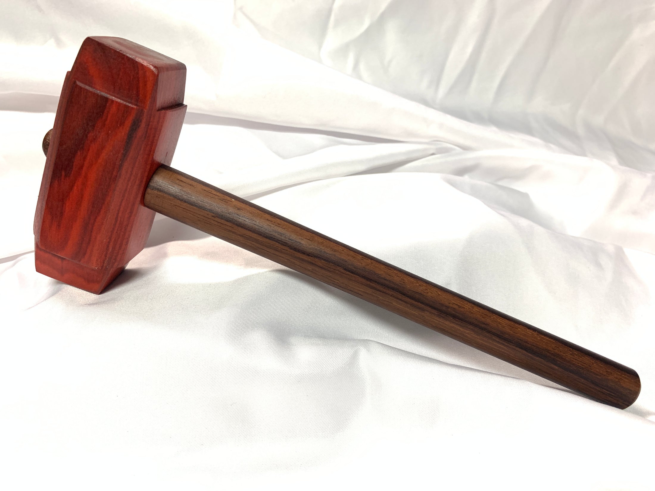 Thors Hammer Woodworking Mallet Redheart Head with East Indian Rosewood Handle Kings Fine Woodworking