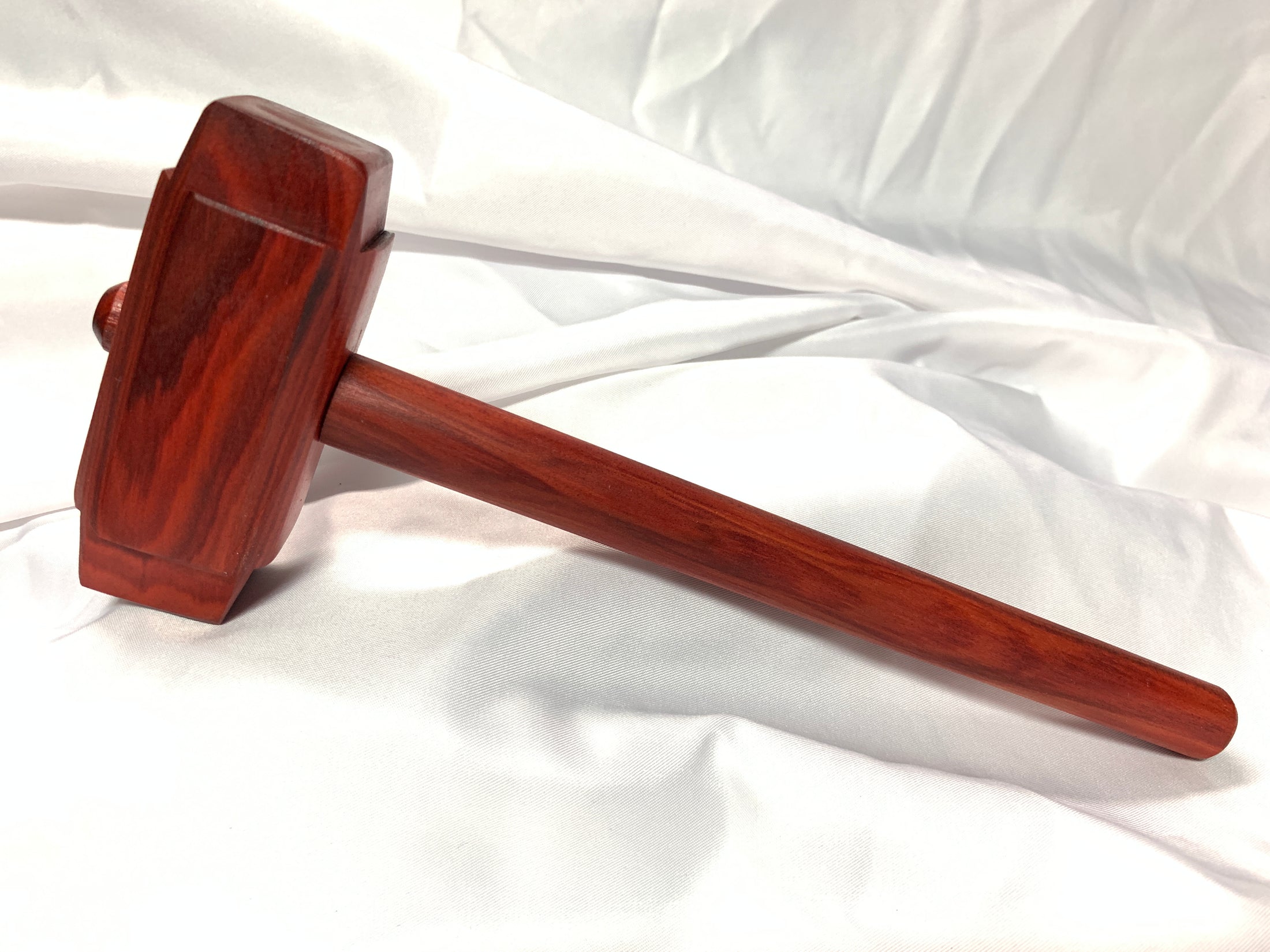 Thors Hammer Woodworking Mallet Redheart Head with Redheart Handle Kings Fine Woodworking