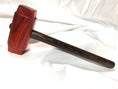 Load image into Gallery viewer, Thors Hammer Woodworking Mallet Redheart Head with Wenge Handle Kings Fine Woodworking
