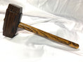 Load image into Gallery viewer, Thors Hammer Woodworking Mallet Wenge Head with Bocote Handle Kings Fine Woodworking

