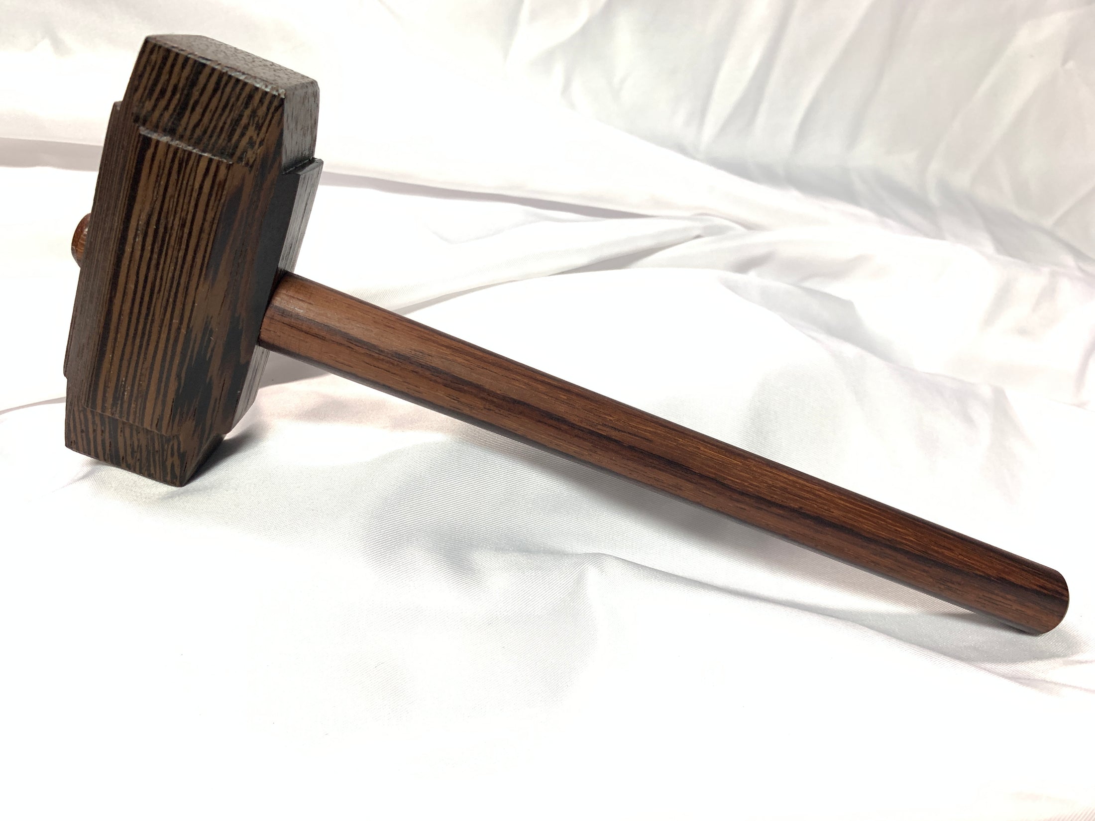 Thors Hammer Woodworking Mallet Wenge Head with East Indian Rosewood Handle Kings Fine Woodworking
