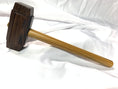 Load image into Gallery viewer, Thors Hammer Woodworking Mallet Wenge Head with Lignum Vitae Handle Kings Fine Woodworking
