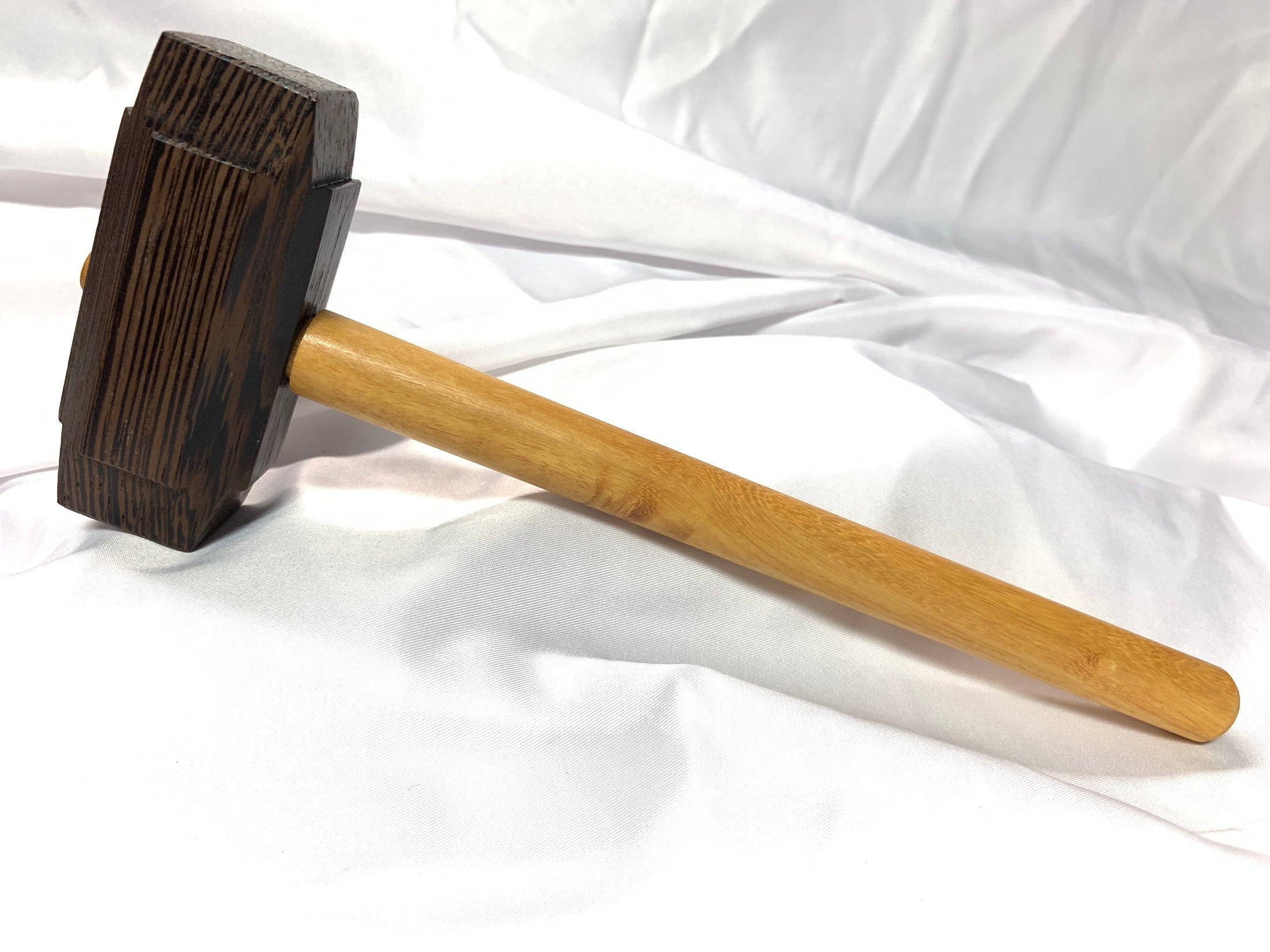 Thors Hammer Woodworking Mallet Wenge Head with Osage Orange Handle Kings Fine Woodworking