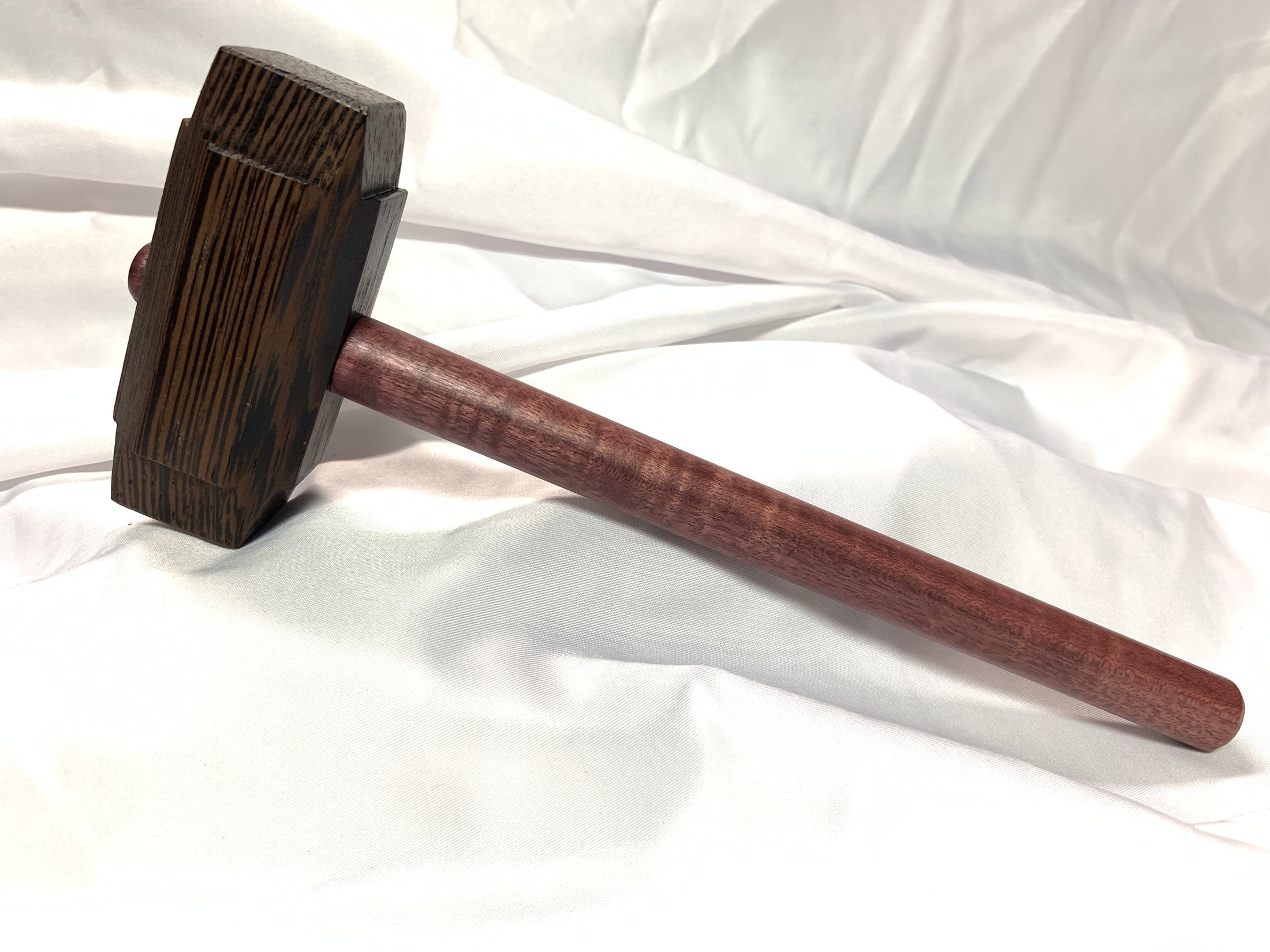 Thors Hammer Woodworking Mallet Wenge Head with Purpleheart Handle Kings Fine Woodworking