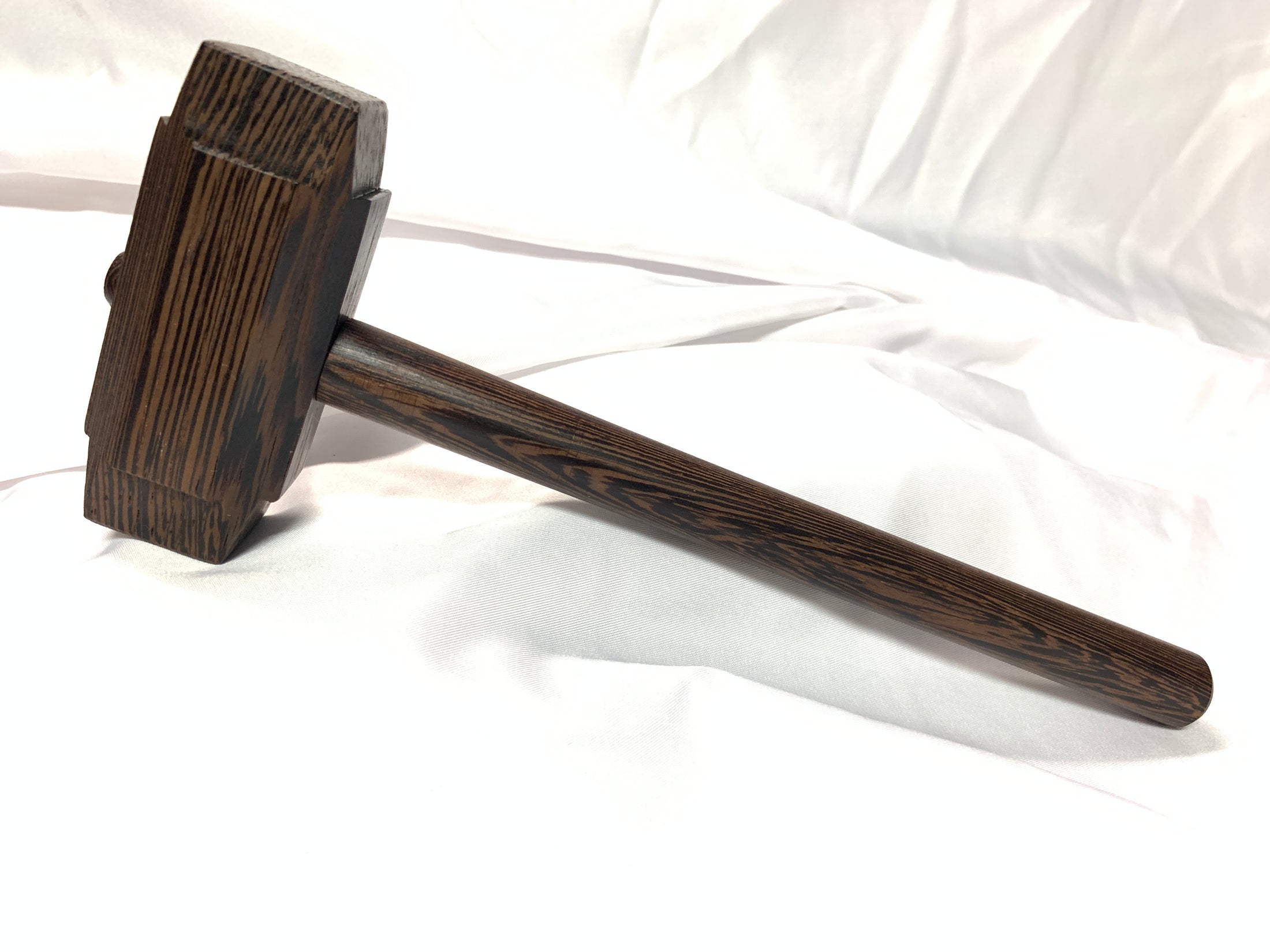 Thors Hammer Woodworking Mallet Wenge Head with Wenge Handle Kings Fine Woodworking