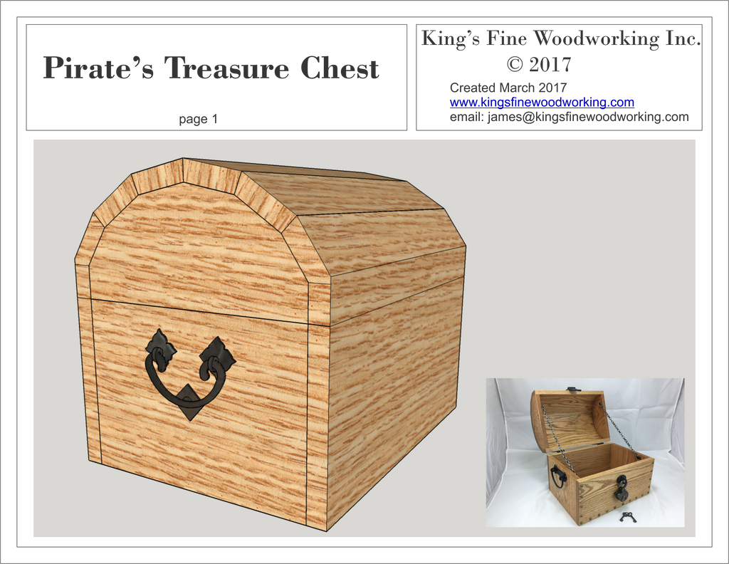 Plans for the Pirates Treasure Chest