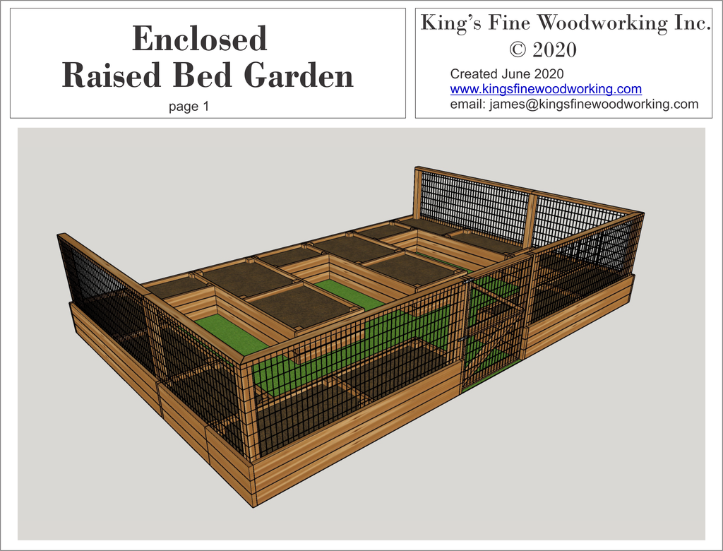 3D Plans for the Raised Bed Garden