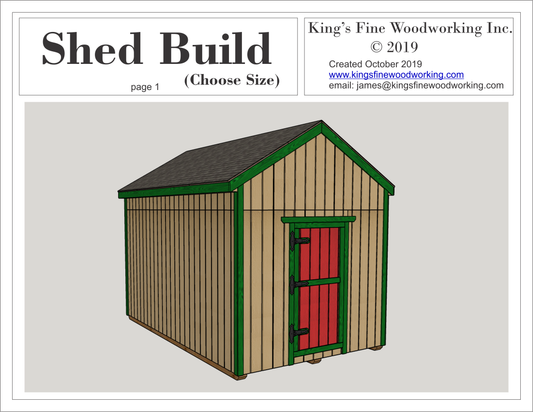 Shed Building Plans
