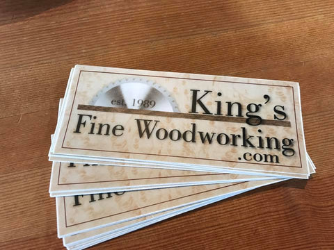 Official Sticker for King's Fine Woodworking
