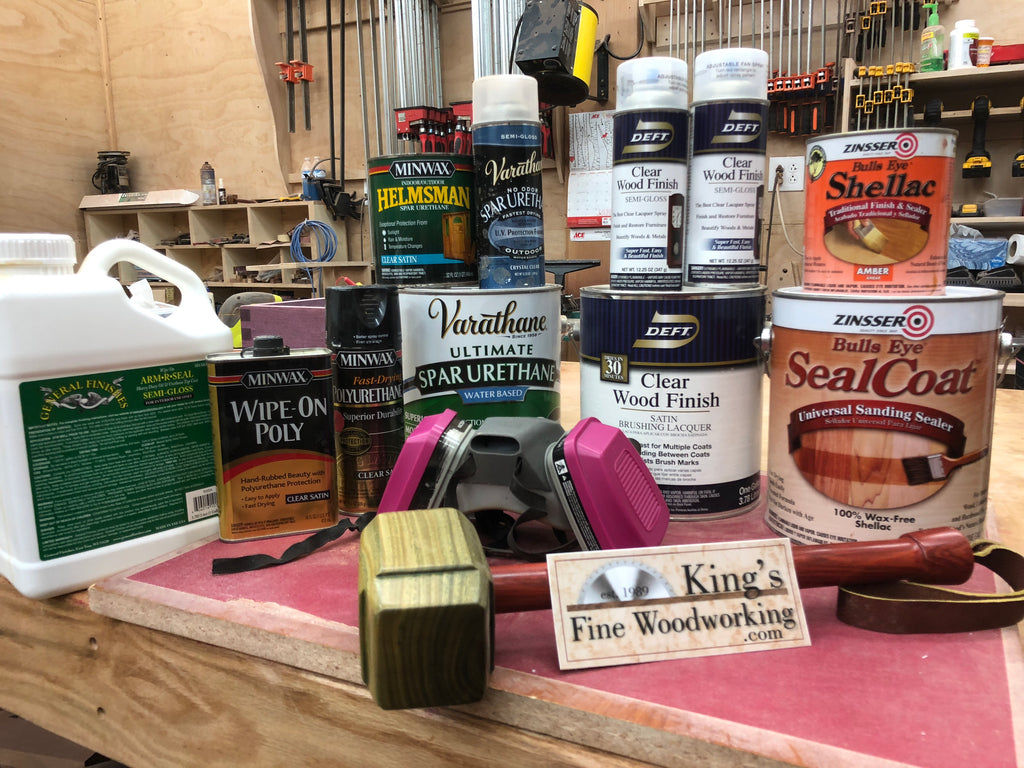Polyurethane, Lacquer, Shellac, or Varnish?  What do I use?  What’s the difference?